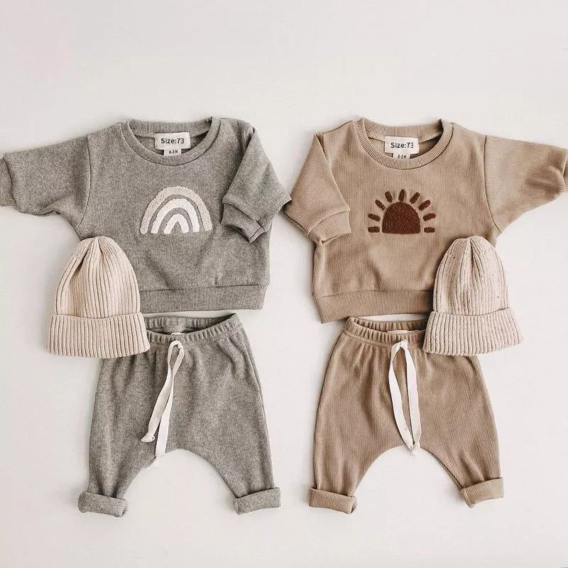 Spring & Autumn Sweatpants + Shirt