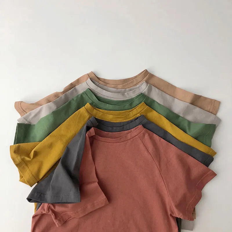 Solid Short Sleeve Tees