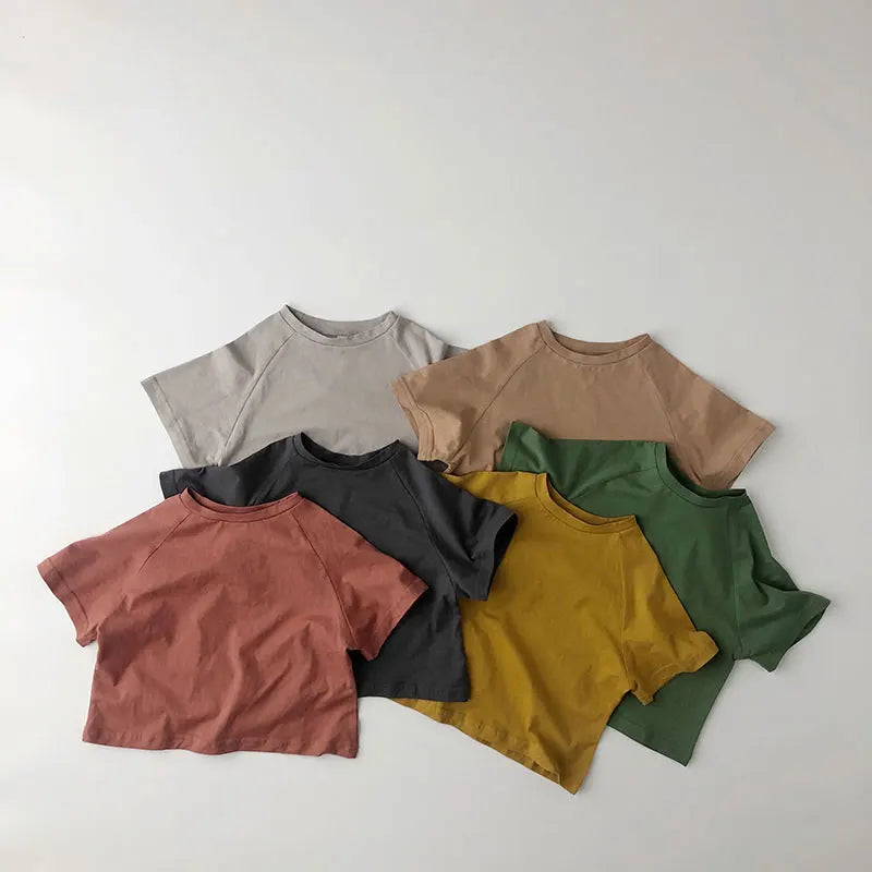 Solid Short Sleeve Tees